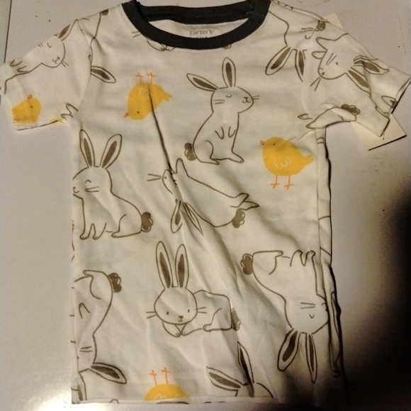 Carter's Boys Easter Themed Pajama Set Size 4t - Picture 2 of 4
